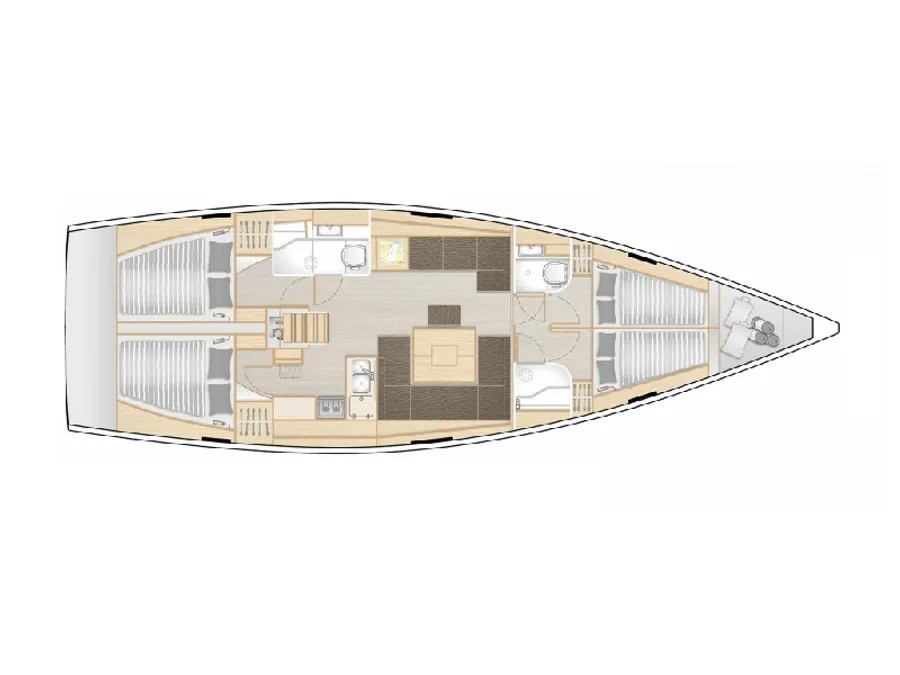 Hanse 458, Aura II | Yacht Charter Croatia