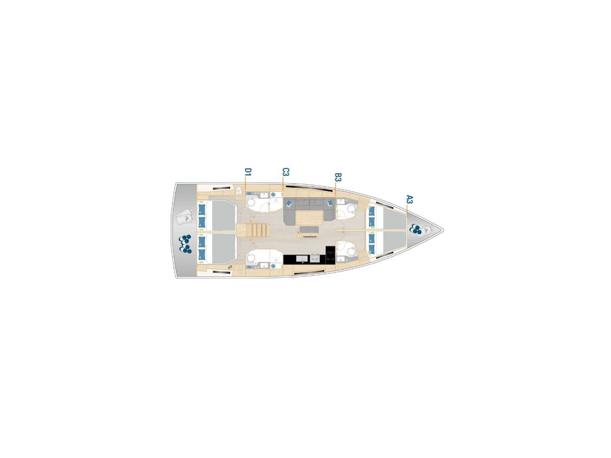 Hanse 460, Shadow of the wind | Noleggio di Yacht Croazia