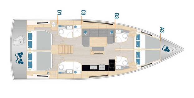 Hanse 460, Nami | Yacht Charter Croatia