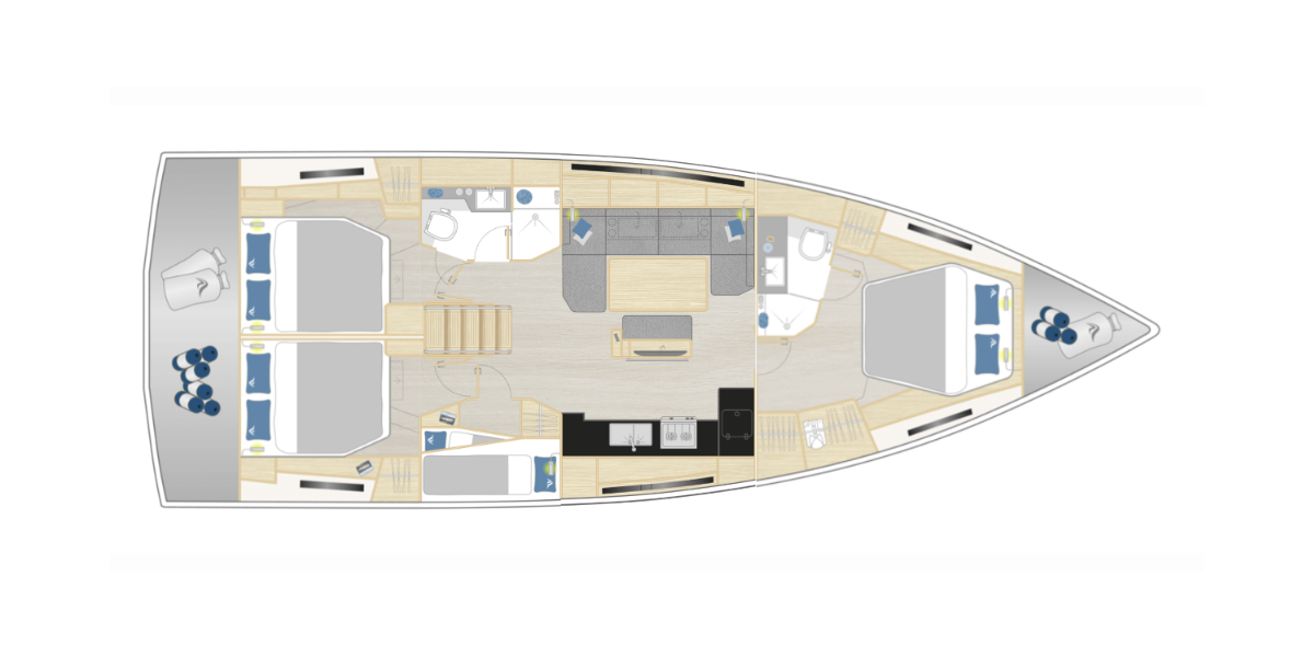 Hanse 460, Rubi | Yacht Charter Croatia