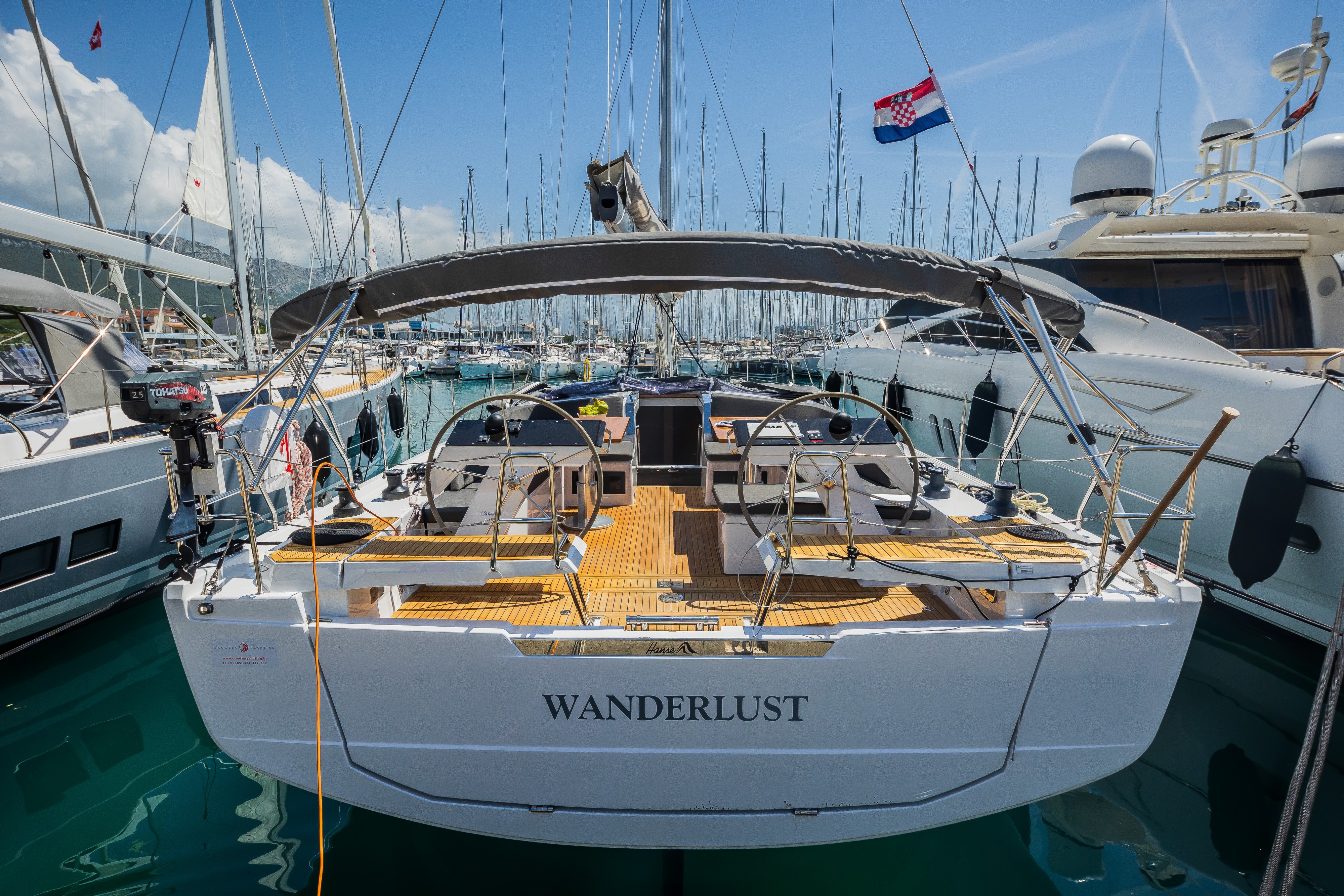 Hanse 460, Wanderlust | Yacht Charter Croatia