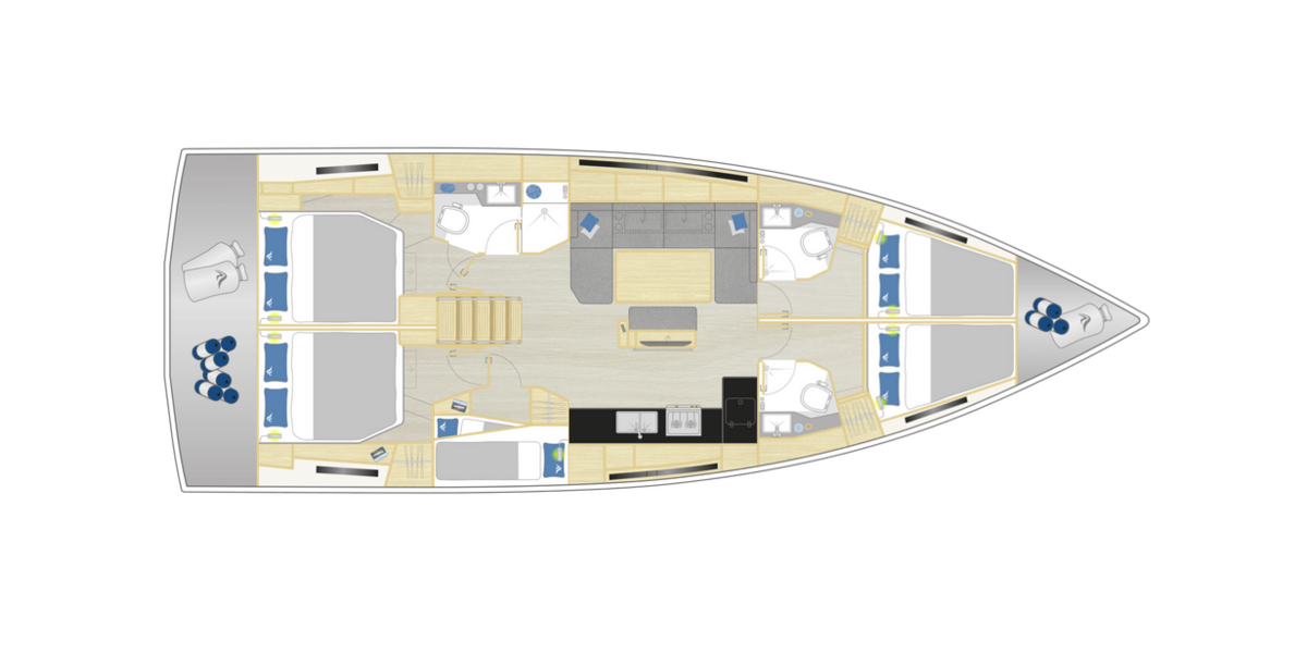 Hanse 460, Private Dancer | Yacht Charter Croatia