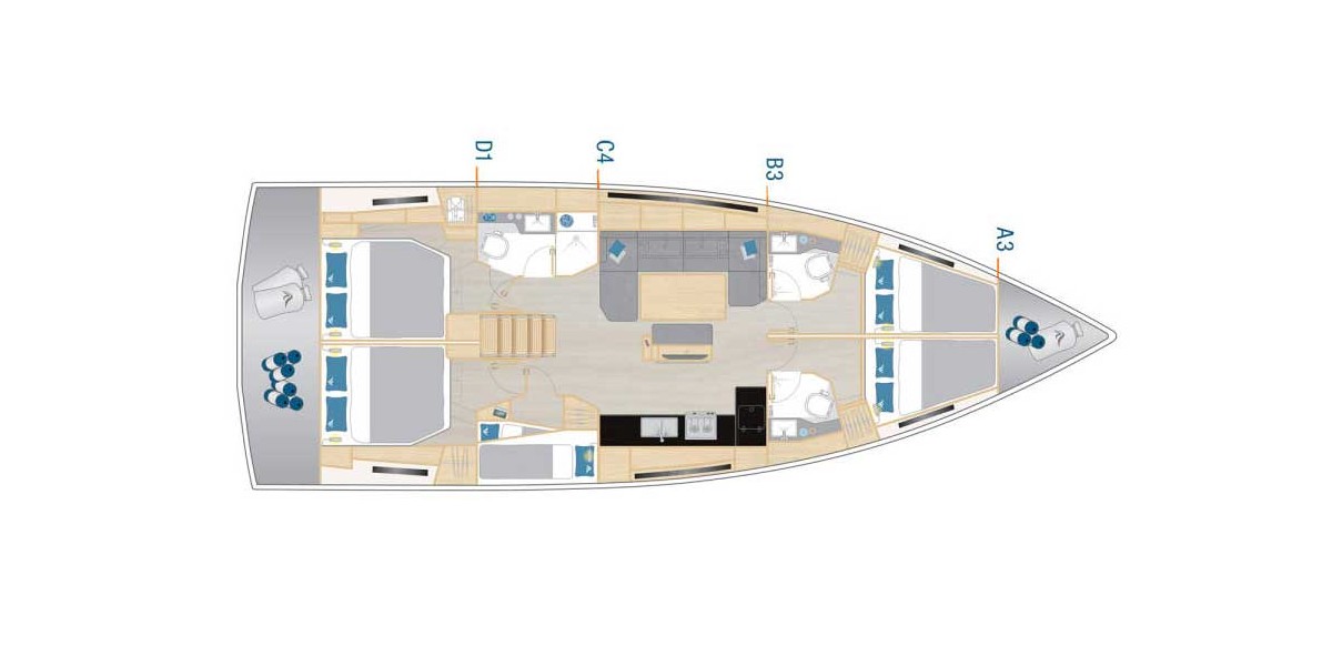 Hanse 460, Mare Morea | Yacht Charter Croatia