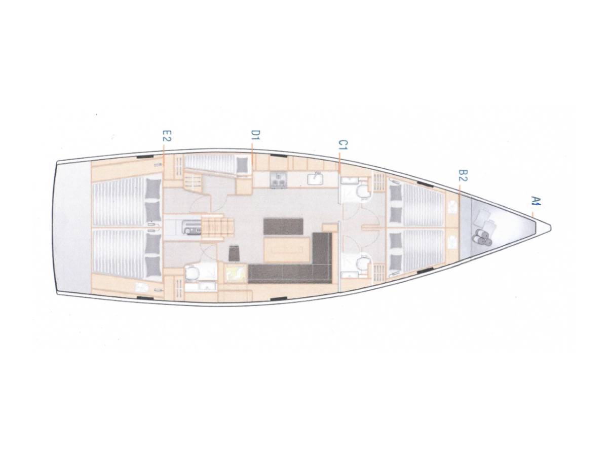Hanse 508, Hugo | Yacht Charter Croatia