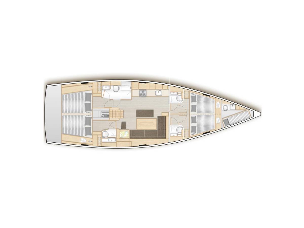 Hanse 508, Mare Estrella | Yacht Charter Croatia