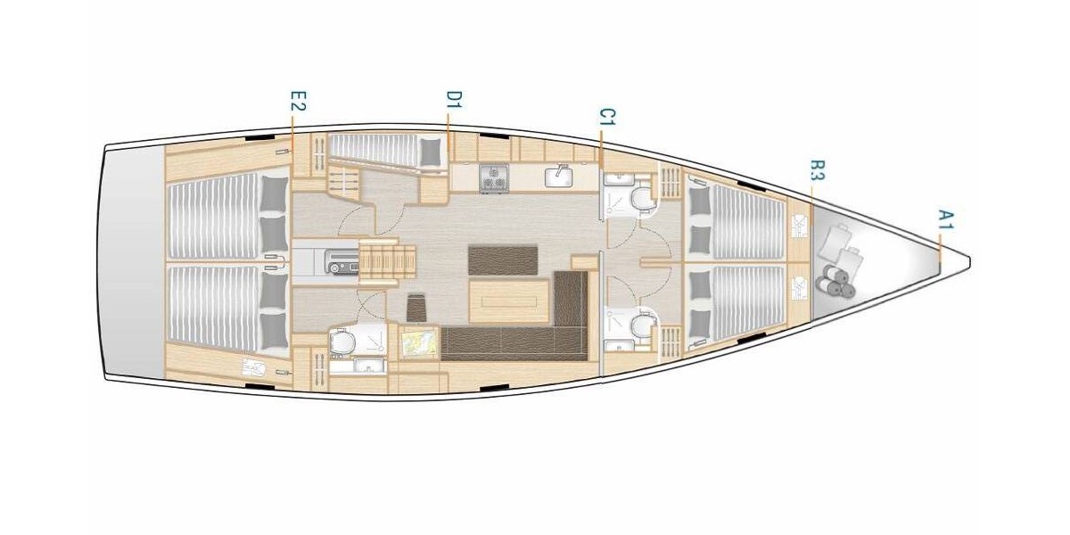Hanse 508, Frizzante | Yacht Charter Croatia