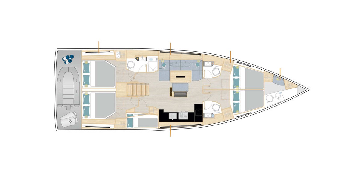Hanse 510, Hype | Yacht Charter Croatia