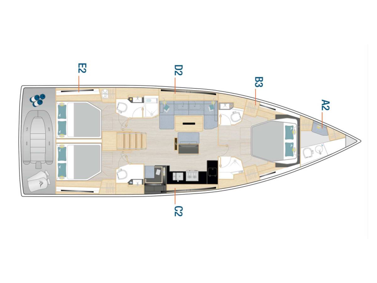 Hanse 510, Ocean Phoenix - OW | Yacht Charter Croatia