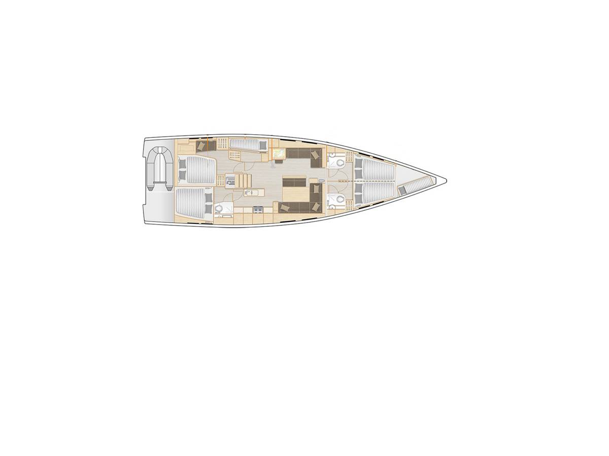 Hanse 548, Air King | Yacht Charter Croatia