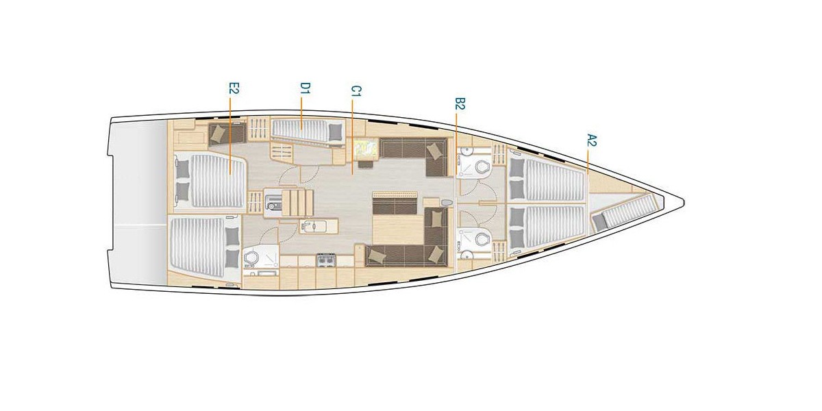 Hanse 548, Simply The Best | Yacht Charter Croatia