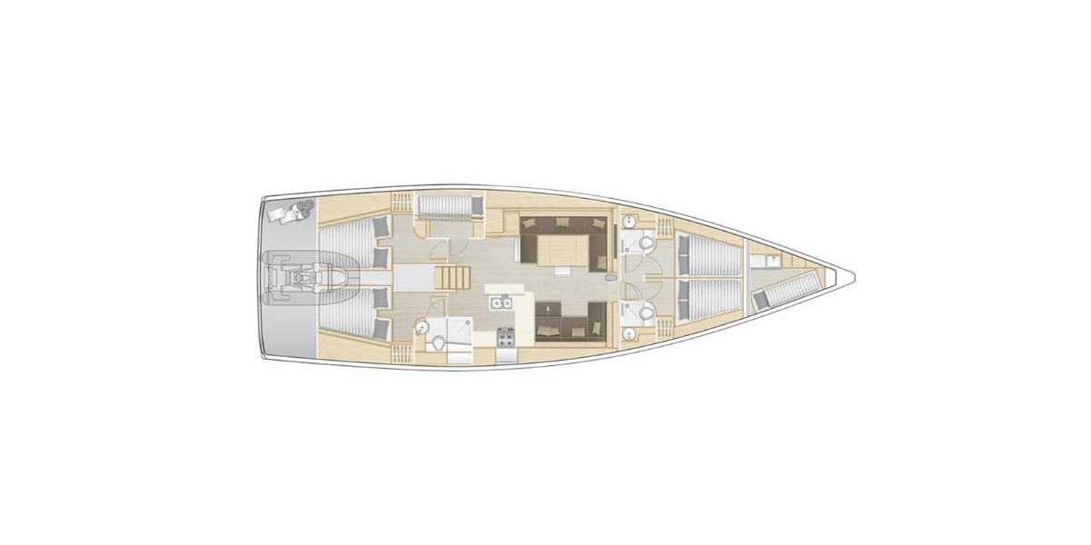 Hanse 588, Mivasa | Yacht Charter Croatia