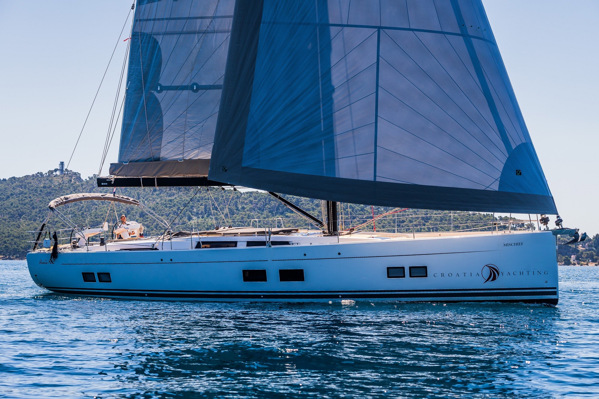 Hanse 588, Mischief 2.0 | Yachtcharter Kroatien