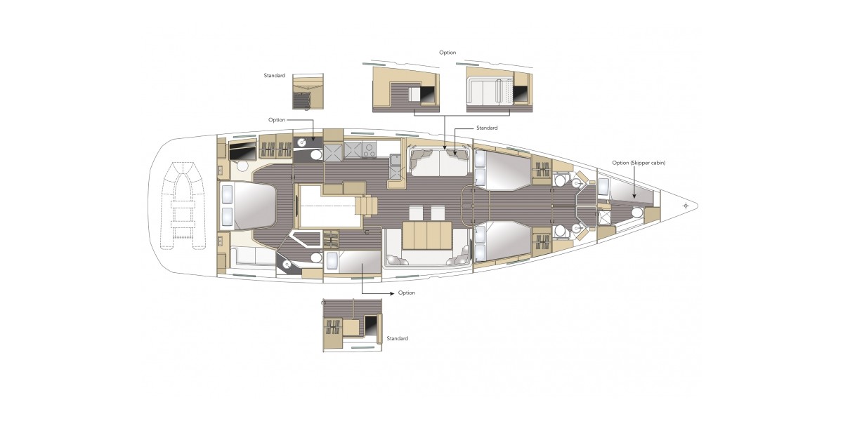 Jeanneau 64, Nada III | Yacht Charter Croatia