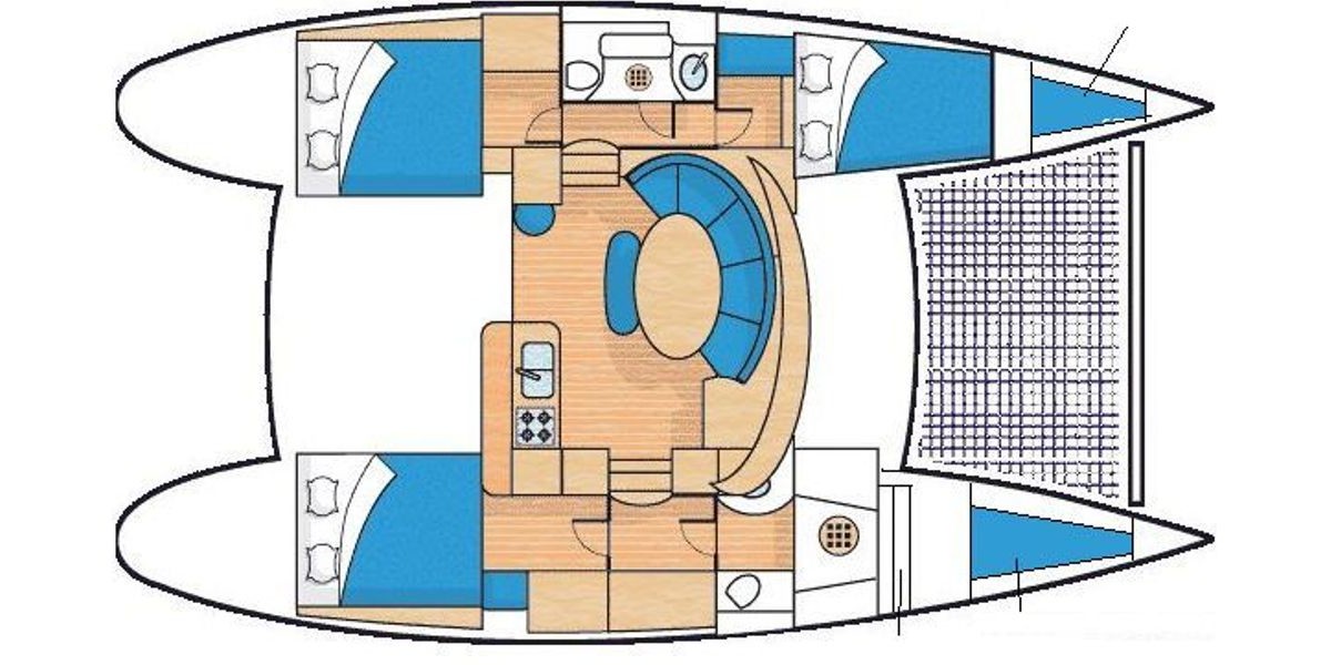 Lagoon 380, Queen Mia | Yacht Charter Croatia
