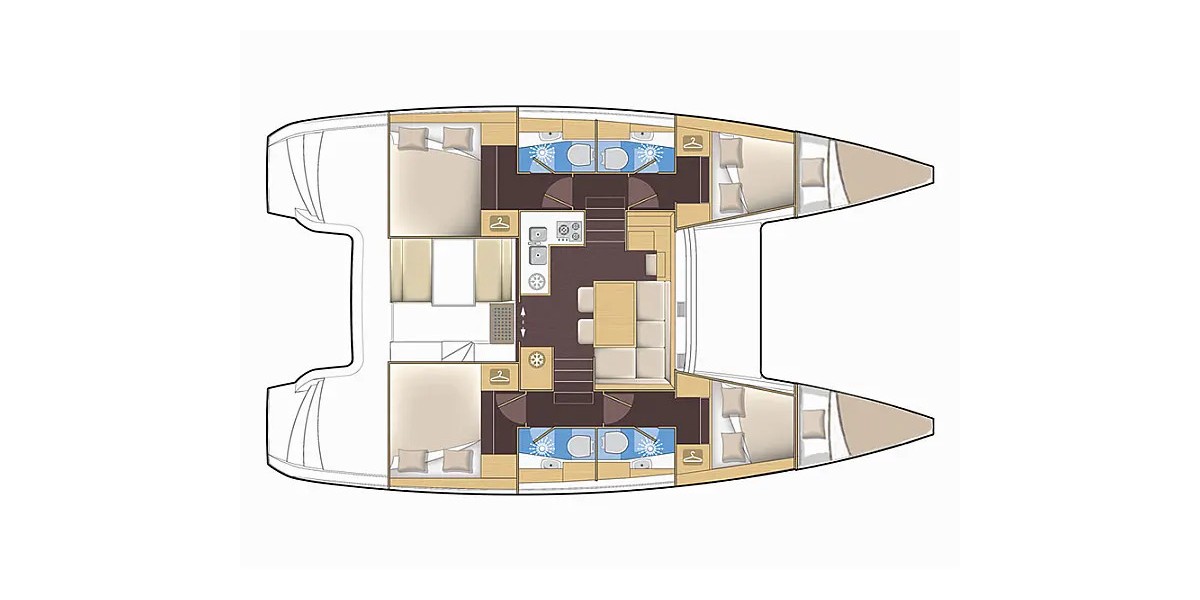 Lagoon 39, Vertigo | Yachtcharter Kroatien