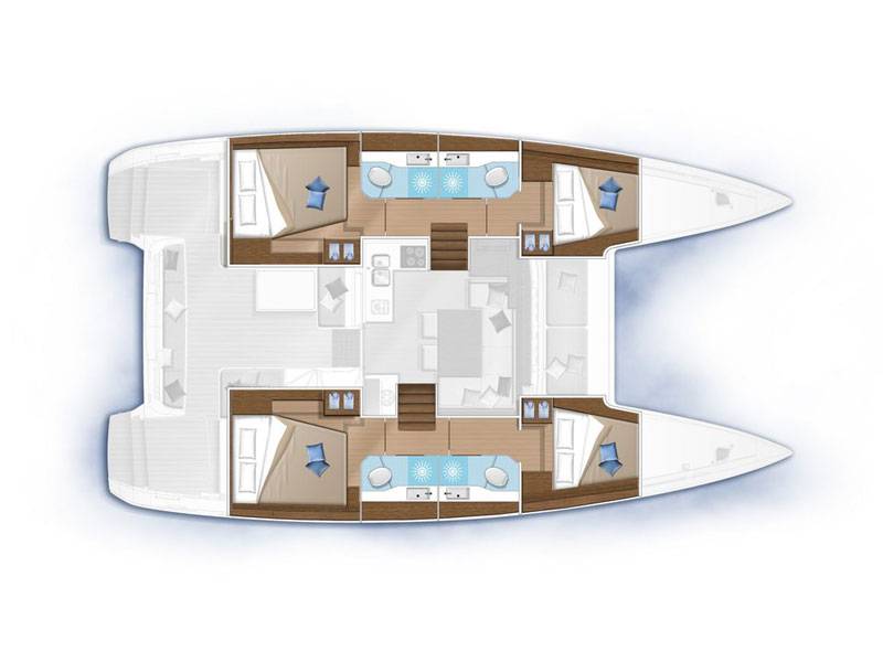 Lagoon 40, Duplo II | Yacht Charter Croatia