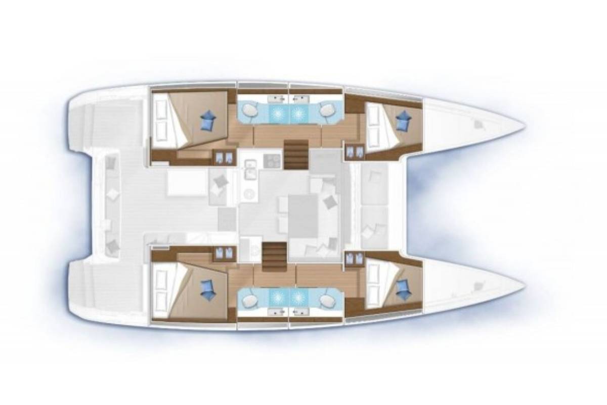 Lagoon 40, Lipstick | Noleggio di Yacht Croazia
