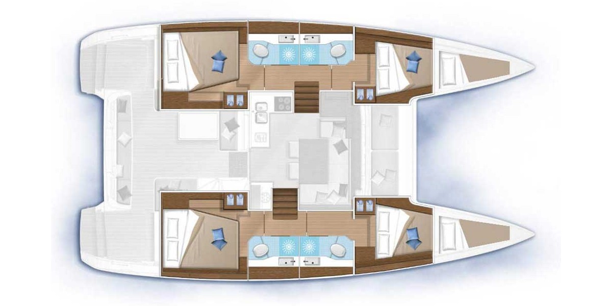 Lagoon 40, Blue | Yacht Charter Croatia
