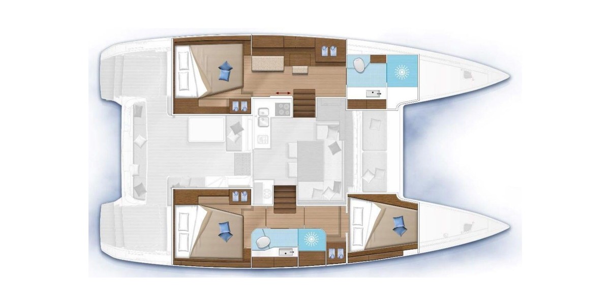 Lagoon 40, Millennium Falcon | Yacht Charter Croatia