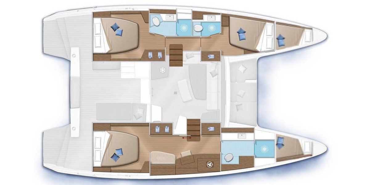 Lagoon 42 OW, Woo Woo | Yacht Charter Croatia