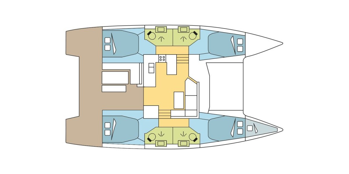Lagoon 42, SIRENA | Yachtcharter Kroatien