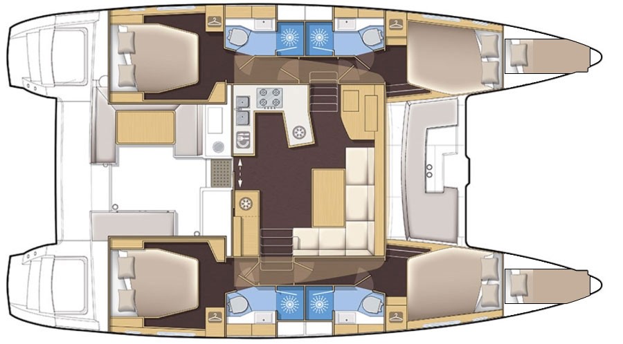 Lagoon 450 F, Belo | Yacht Charter Croatia