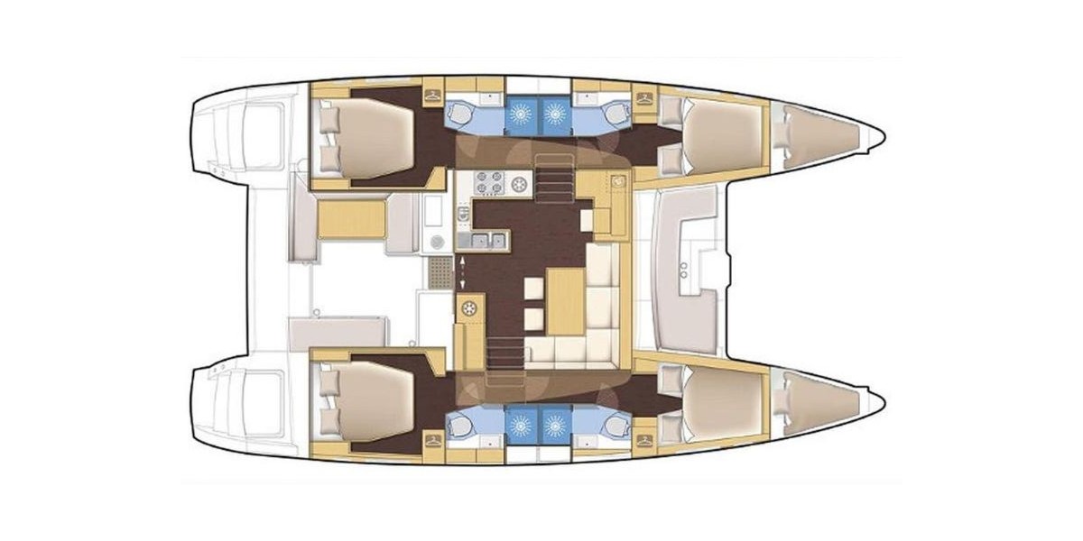 Lagoon 450 F, Lydia | Yacht Charter Croatia
