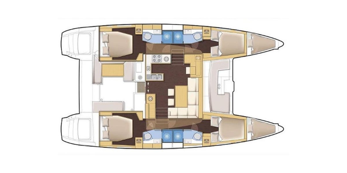 Lagoon 450 F, Stella | Yacht Charter Croatia