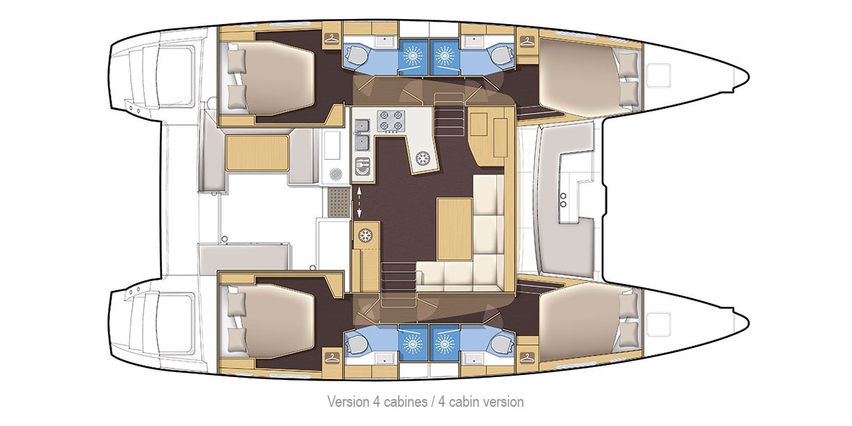 Lagoon 450 S, Michelangelo | Yacht Charter Croatia