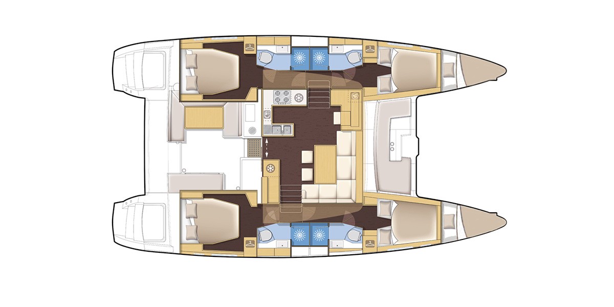 Lagoon 450, Marčelina | Yacht Charter Croatia