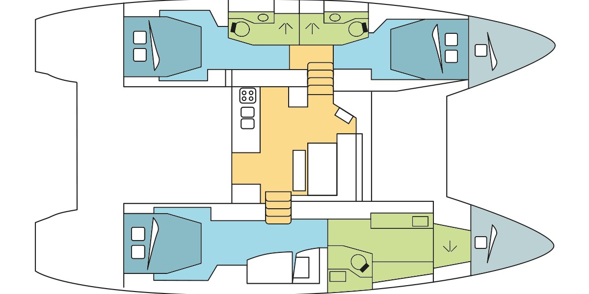 Lagoon 46 OW, Chill Out | Yacht Charter Croatia