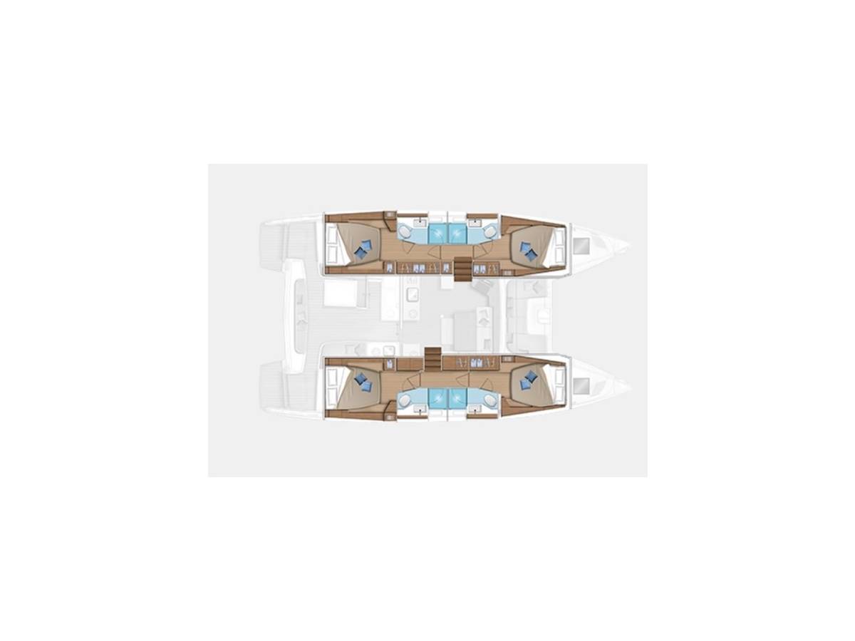 Lagoon 46, Barbarella III | Yachtcharter Kroatien