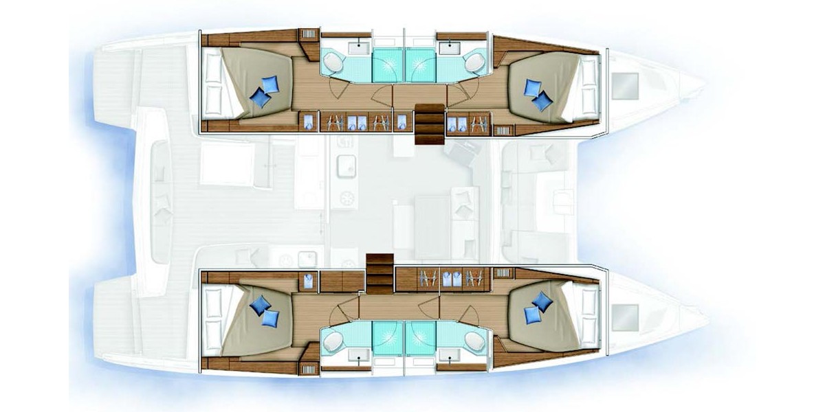 Lagoon 46, Mare Luna | Noleggio di Yacht Croazia