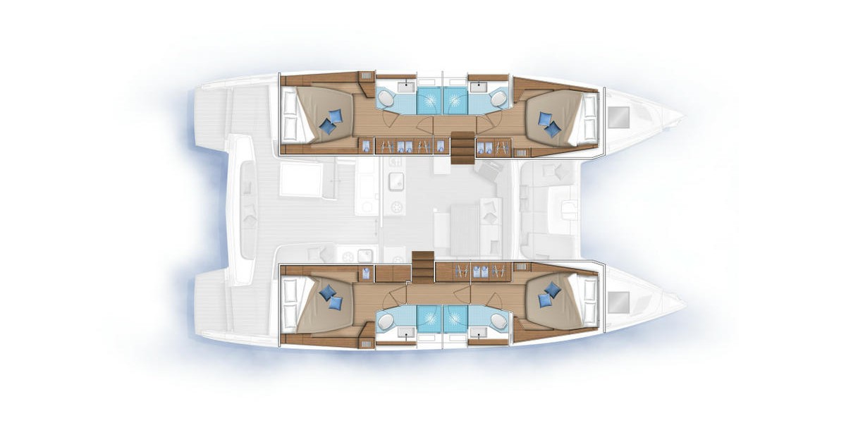 Lagoon 46, Cortes | Yachtcharter Kroatien