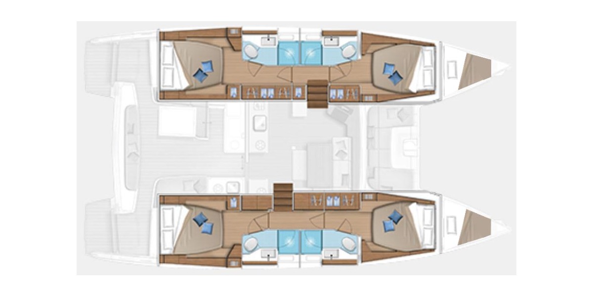 Lagoon 46, Mare Azul | Yacht Charter Croatia