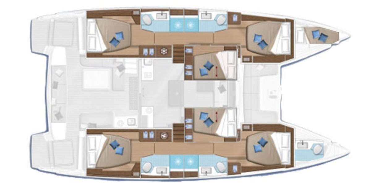 Lagoon 50, Adriatic Leopard | Yacht Charter Croatia