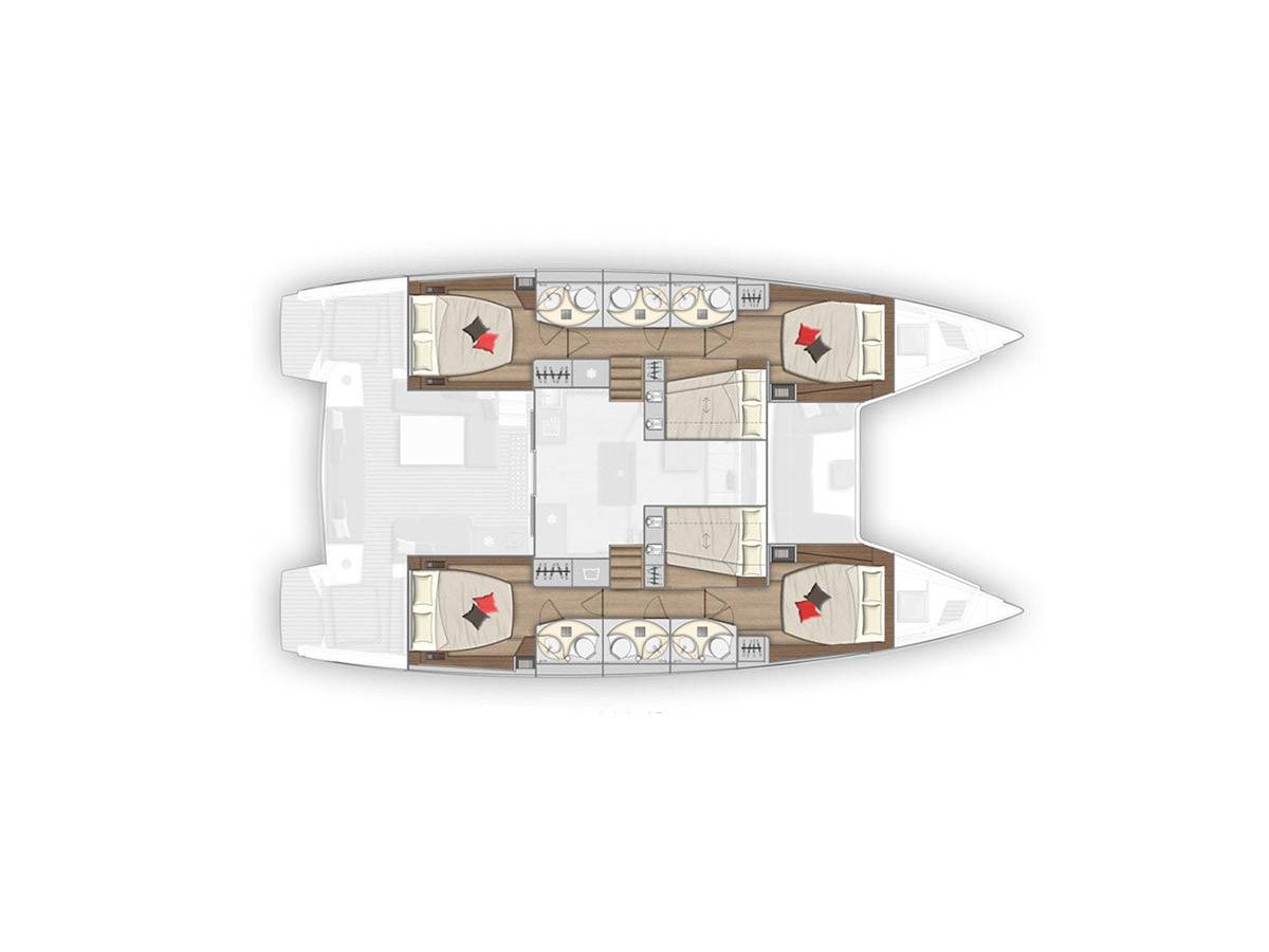 Lagoon 50, Zuzo I | Yacht Charter Croatia