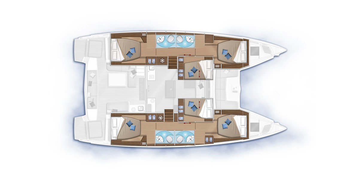 Lagoon 50, Mila | Yachtcharter Kroatien