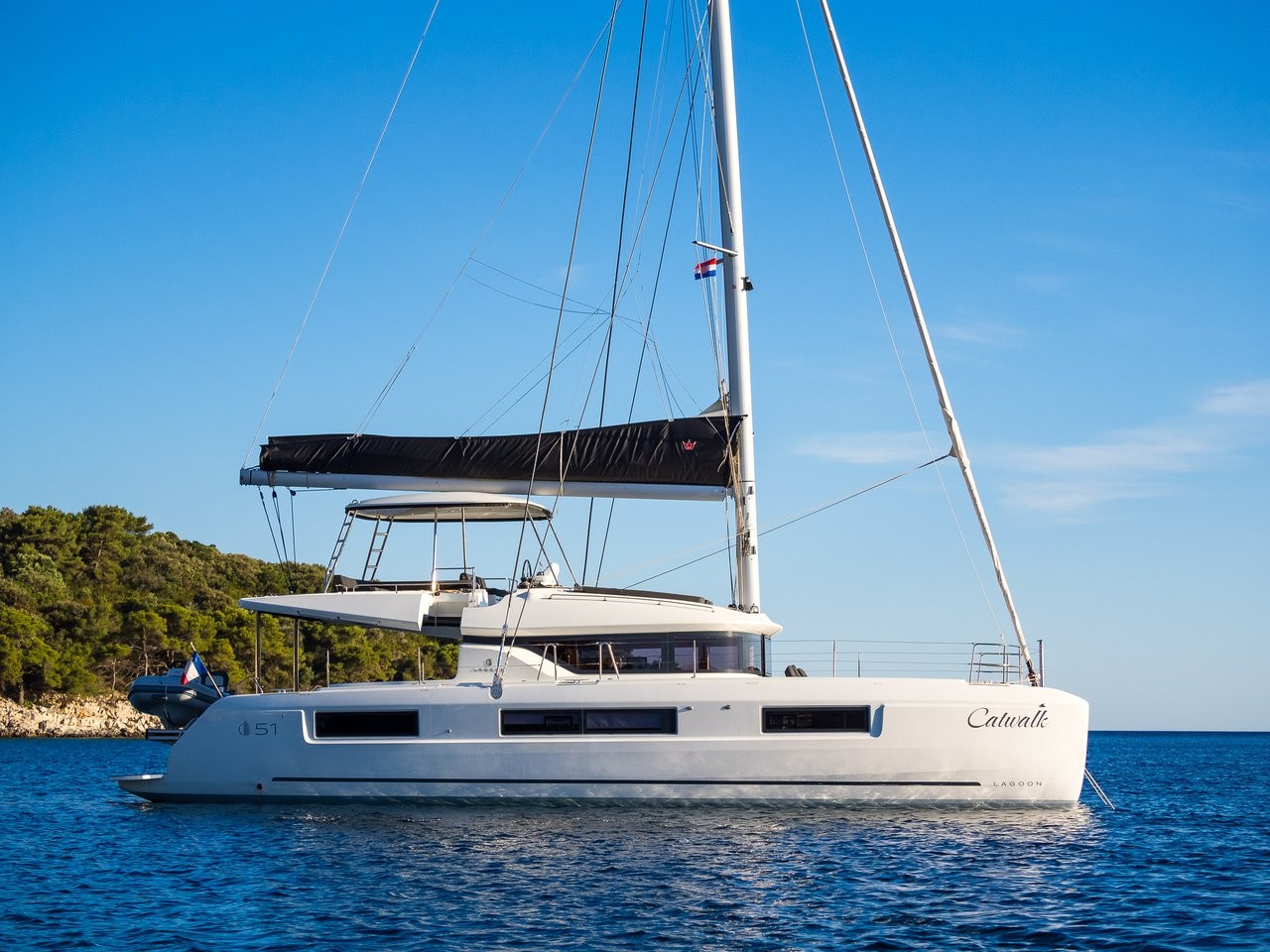 Lagoon 51 OW, Catwalk | Yachtcharter Kroatien