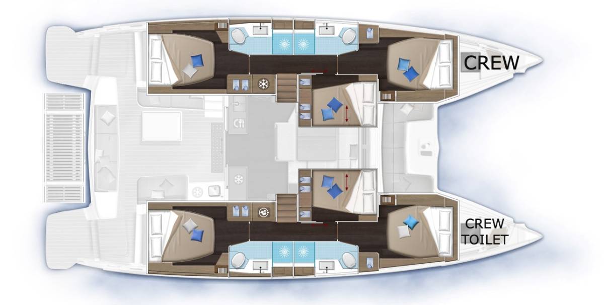 Lagoon 51, Negroni | Yacht Charter Croatia
