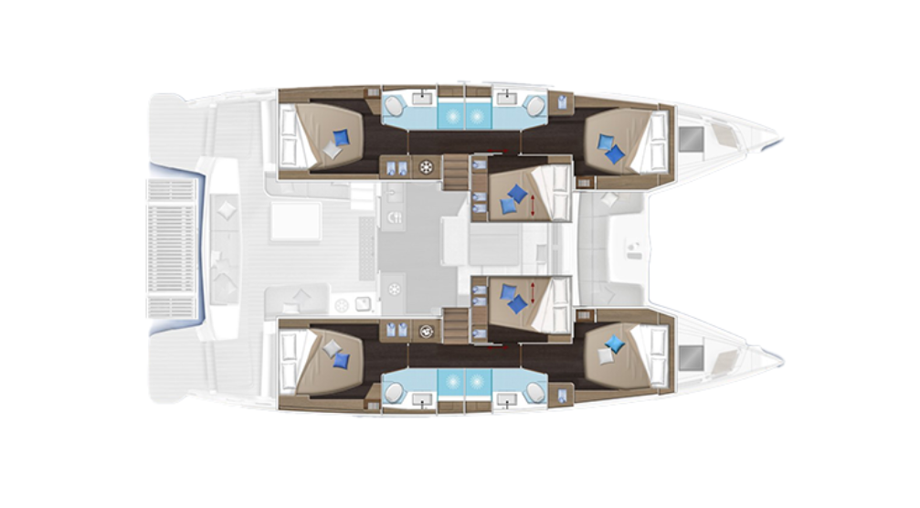Lagoon 51, Moonshadow | Yacht Charter Croatia