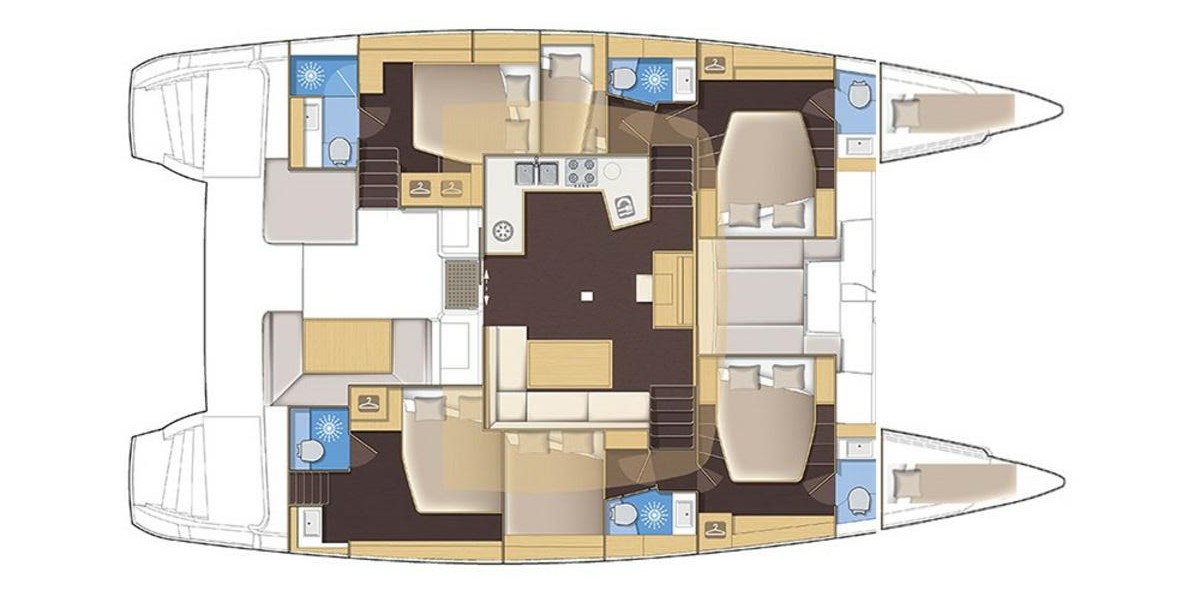 Lagoon 52 F, Akana | Yachtcharter Kroatien