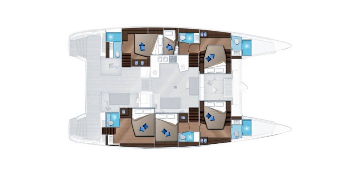 Lagoon 52 F, LinaHanna | Yachtcharter Kroatien
