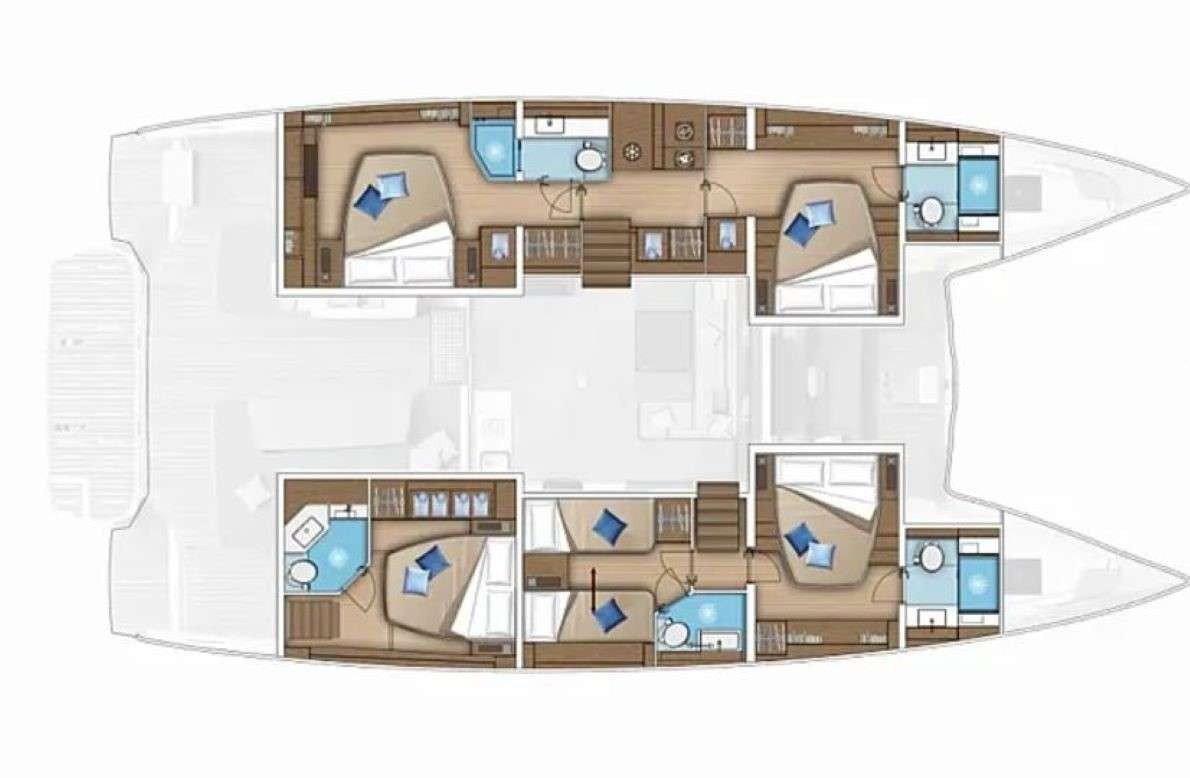 Lagoon 55, Champagne Please | Yacht Charter Croatia