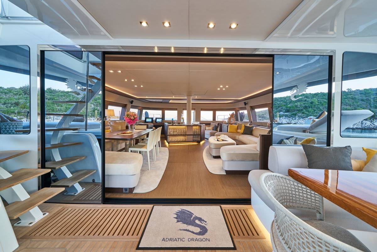 Lagoon 77, Adriatic Dragon | Yacht Charter Croatia