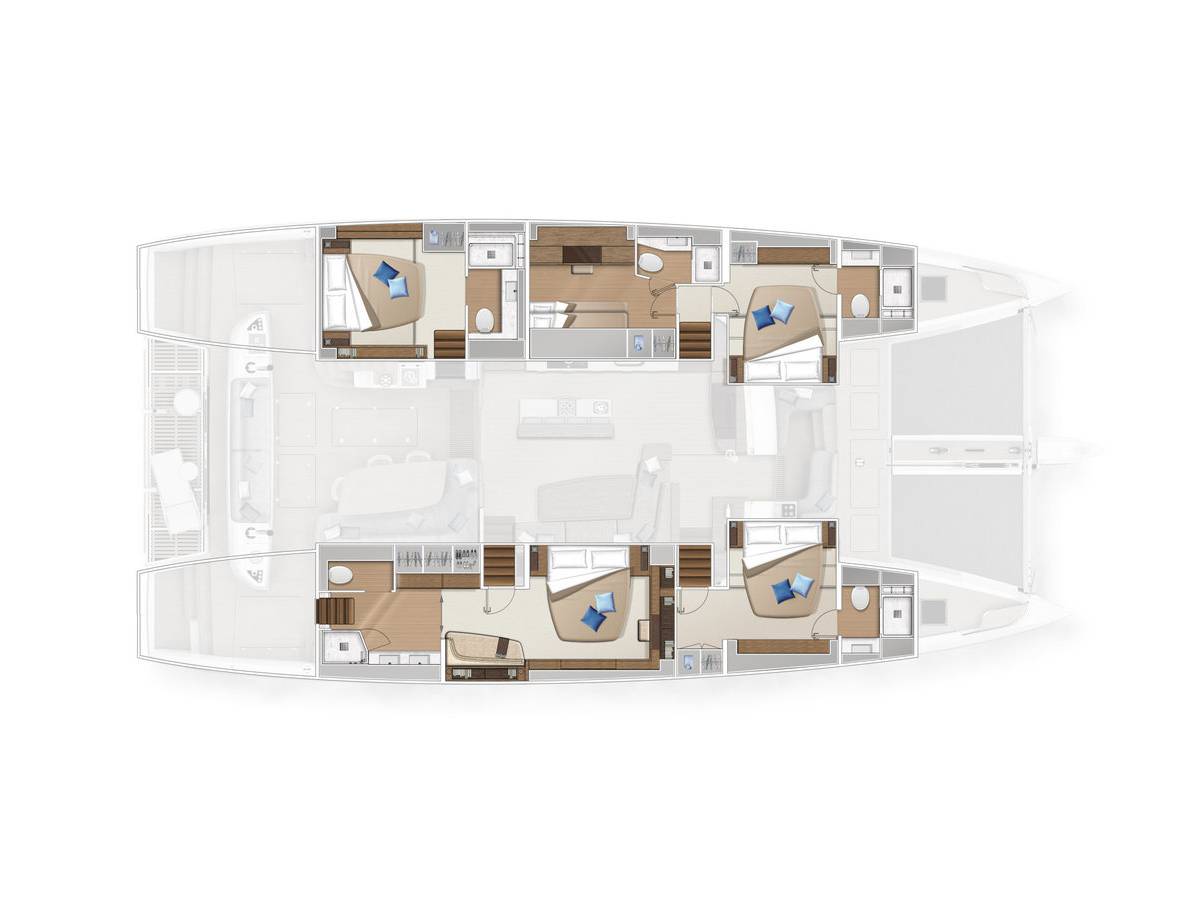 Lagoon Sixty 5, Amada Mia - CREWED | Yacht Charter Croatia