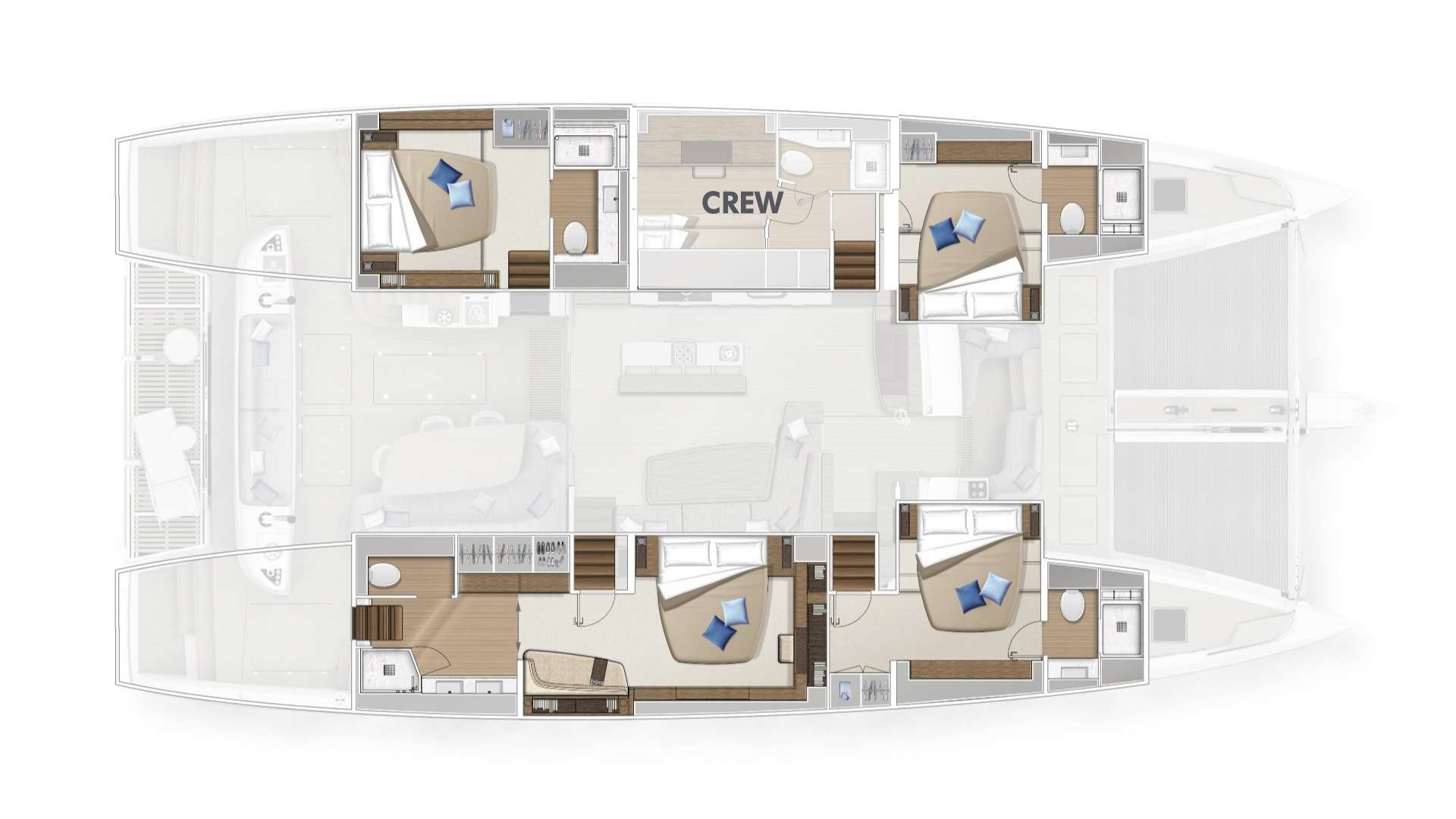 Lagoon Sixty 5, TriWing Endor | Yacht Charter Croatia