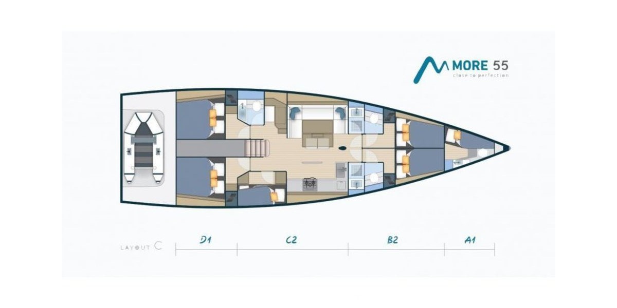 More 55, More Grey | Yacht Charter Croatia