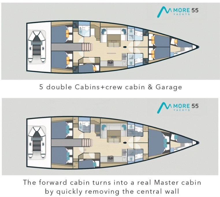 More 55 Nadja | Yacht Charter Croatia