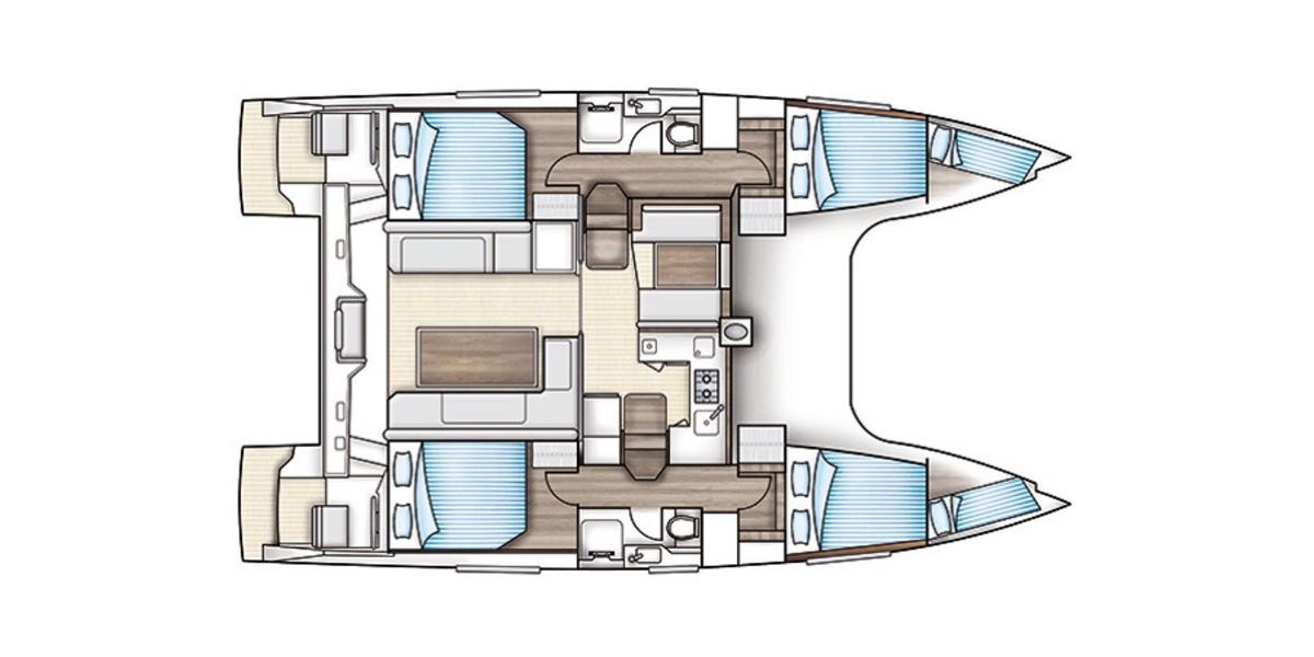 Nautitech 40 Open, Kalea | Yacht Charter Croatia
